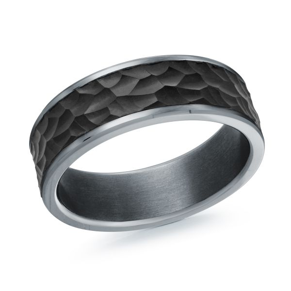 Jonc texturé, tantalum, fibre de carbone, 7 millimètres - TANT-029-7 - Malo