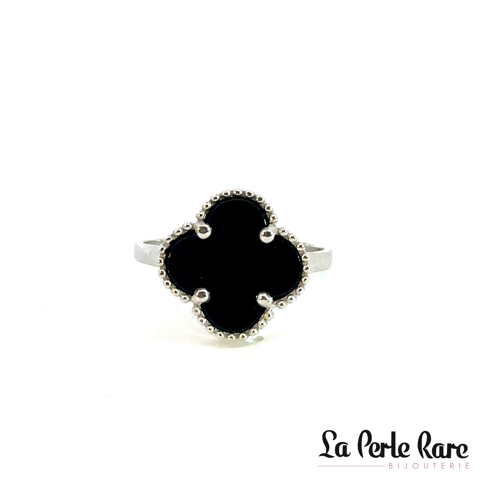 Bague or blanc, onyx - LPR-2036 - Exclusivités