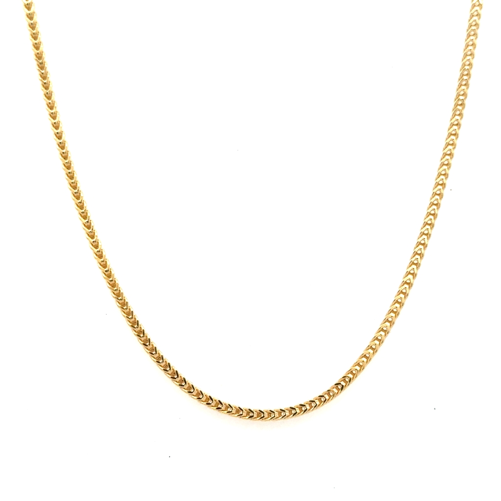 Chaîne franco, or jaune 10 carats