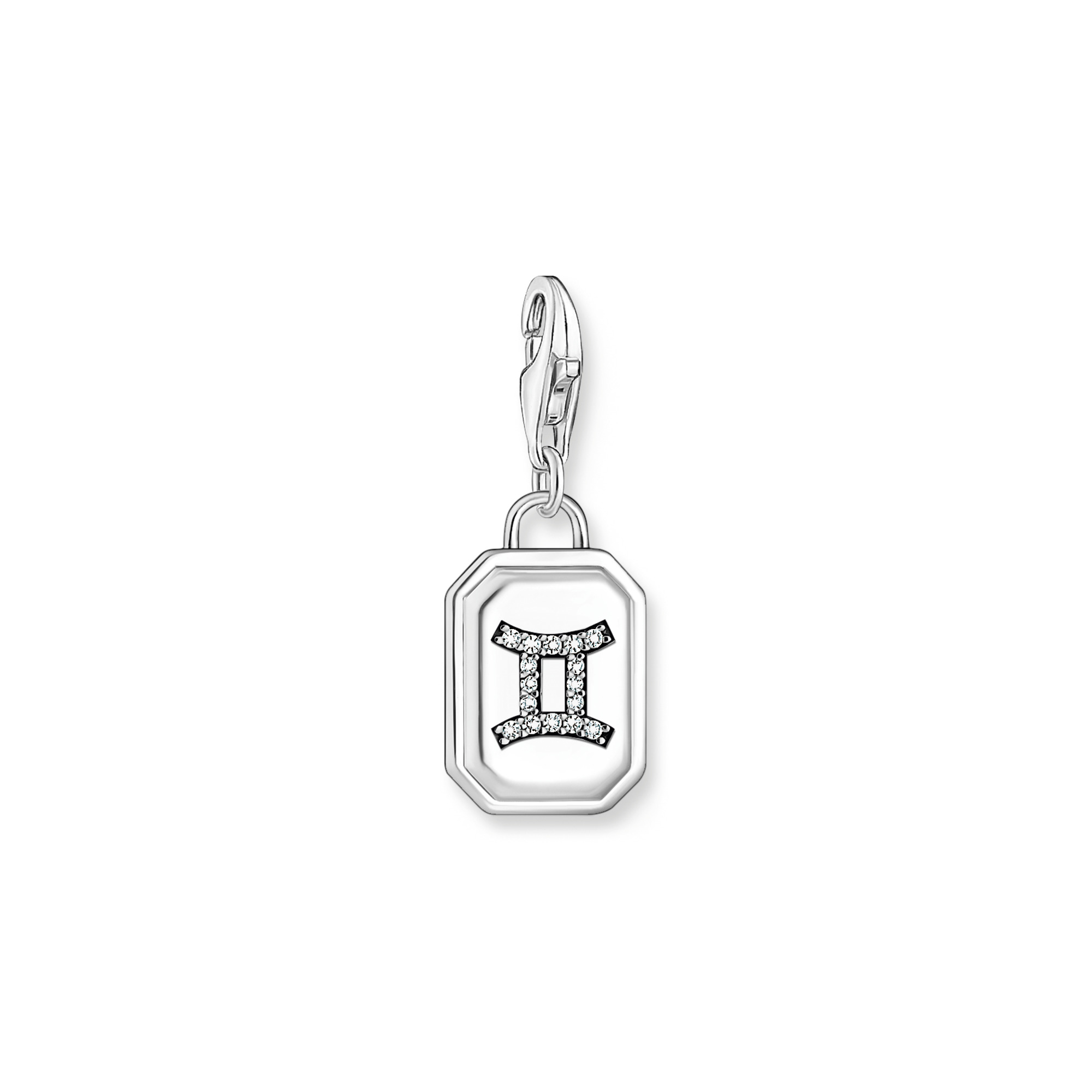 Charm zodiaque du Gémeaux en argent et zircons - 2145-643-21 - Thomas Sabo