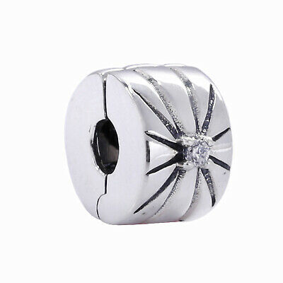 Clip rayon de soleil scintillant, argent, zircons incolores - 798614C01 - Pandora
