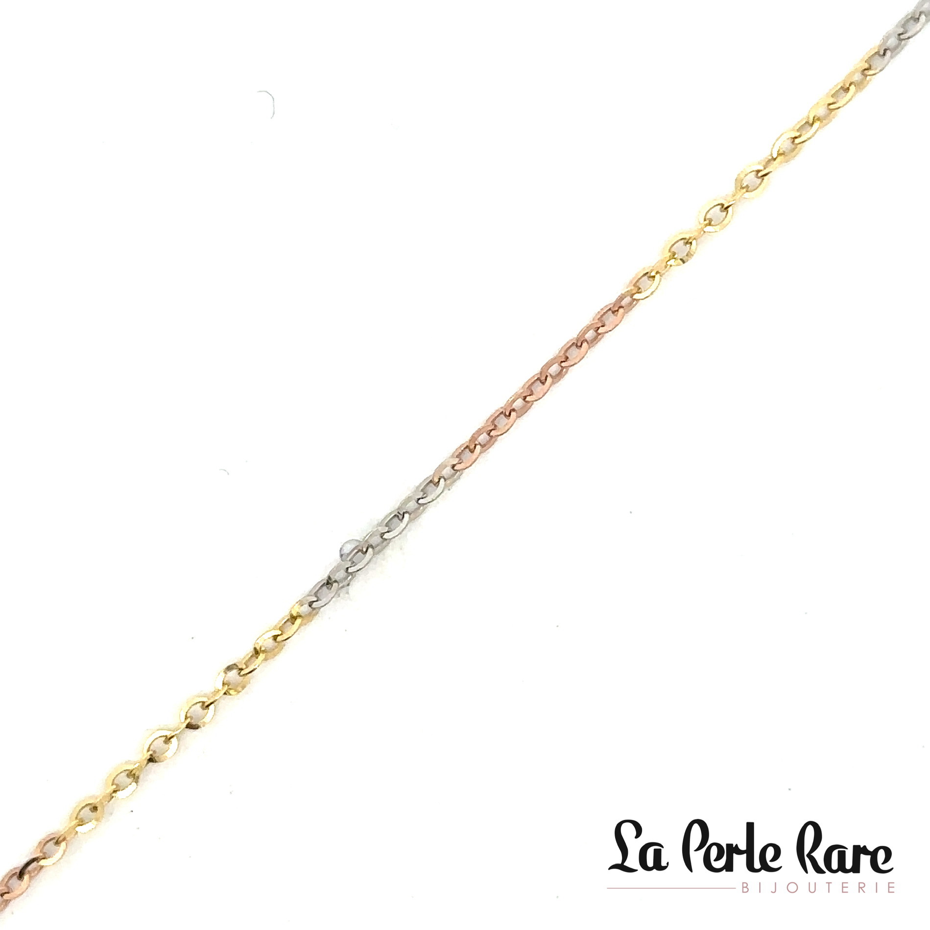 Bracelet or 3 tons (jaune/blanc/rose) - LPR-2237-7.75 - Exclusivités