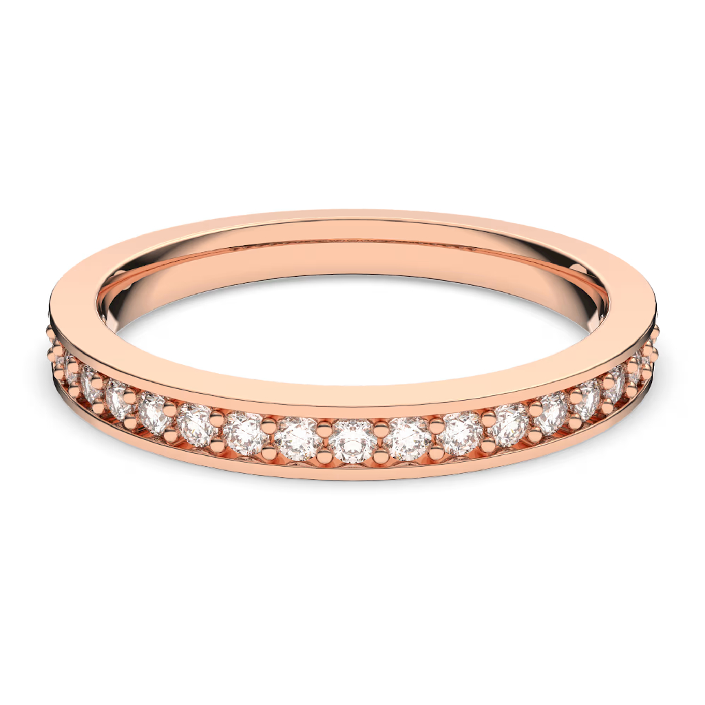 Matrix Ring for women, rose gold-tone, size 52
