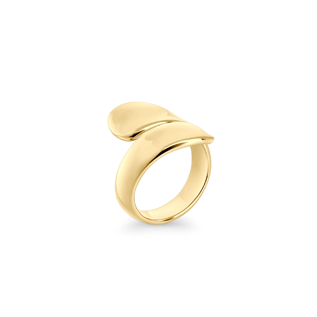 Bague Sydney, acier inoxydable doré