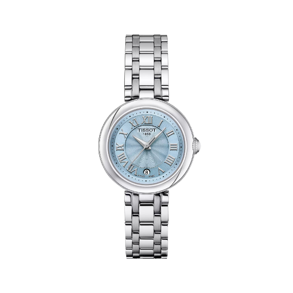 Montre Bellissima, acier inoxydable, fond bleu