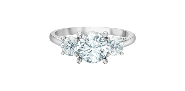 Bague or blanc, 220 pts dia lab tot, certificat Bague or blanc, 220 pts dia lab tot, certificat