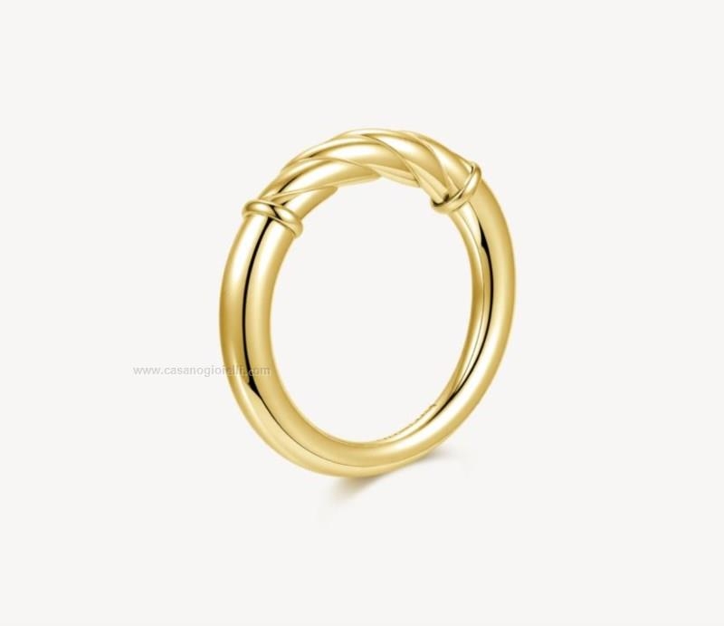 Bague acier inoxydable doré - BAY34C - Brosway Italia