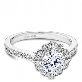 Démontrateur bague, cz - R031-01A - Crown Ring