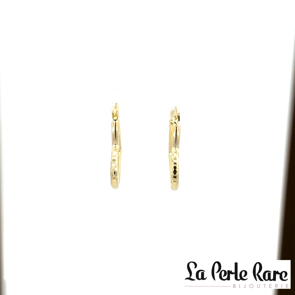 Anneaux coeurs, or jaune 10 carats - LPR-2858 - Exclusivités