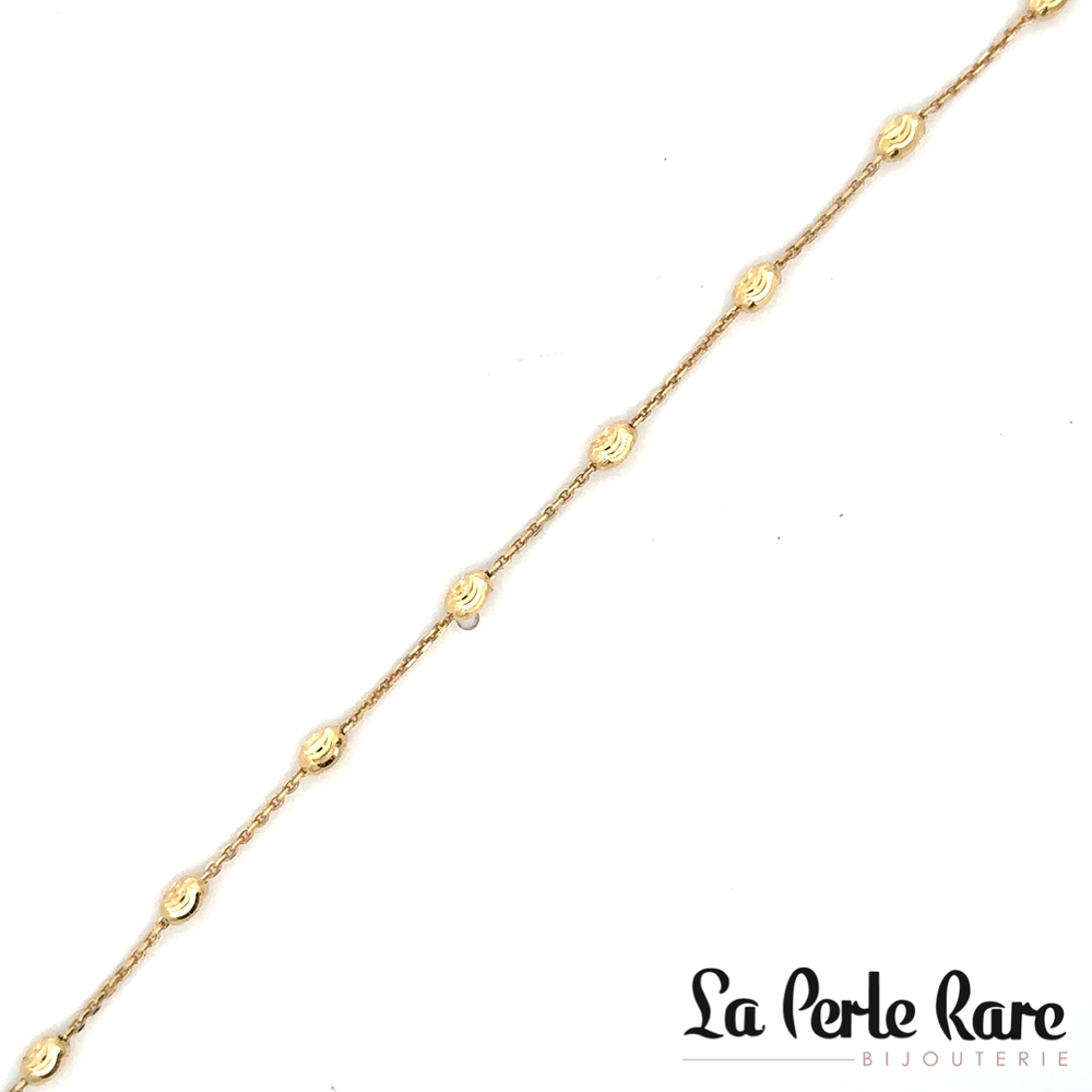 Bracelet or jaune 10 carats - LPR-2903-7 - Exclusivités