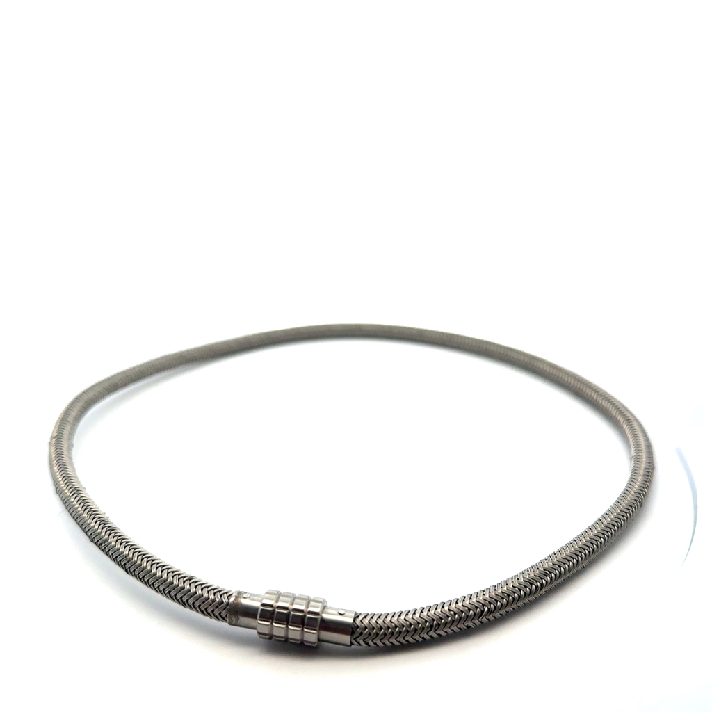 Collier acier inoxydable tressé - 0330187-50 - Aagaard