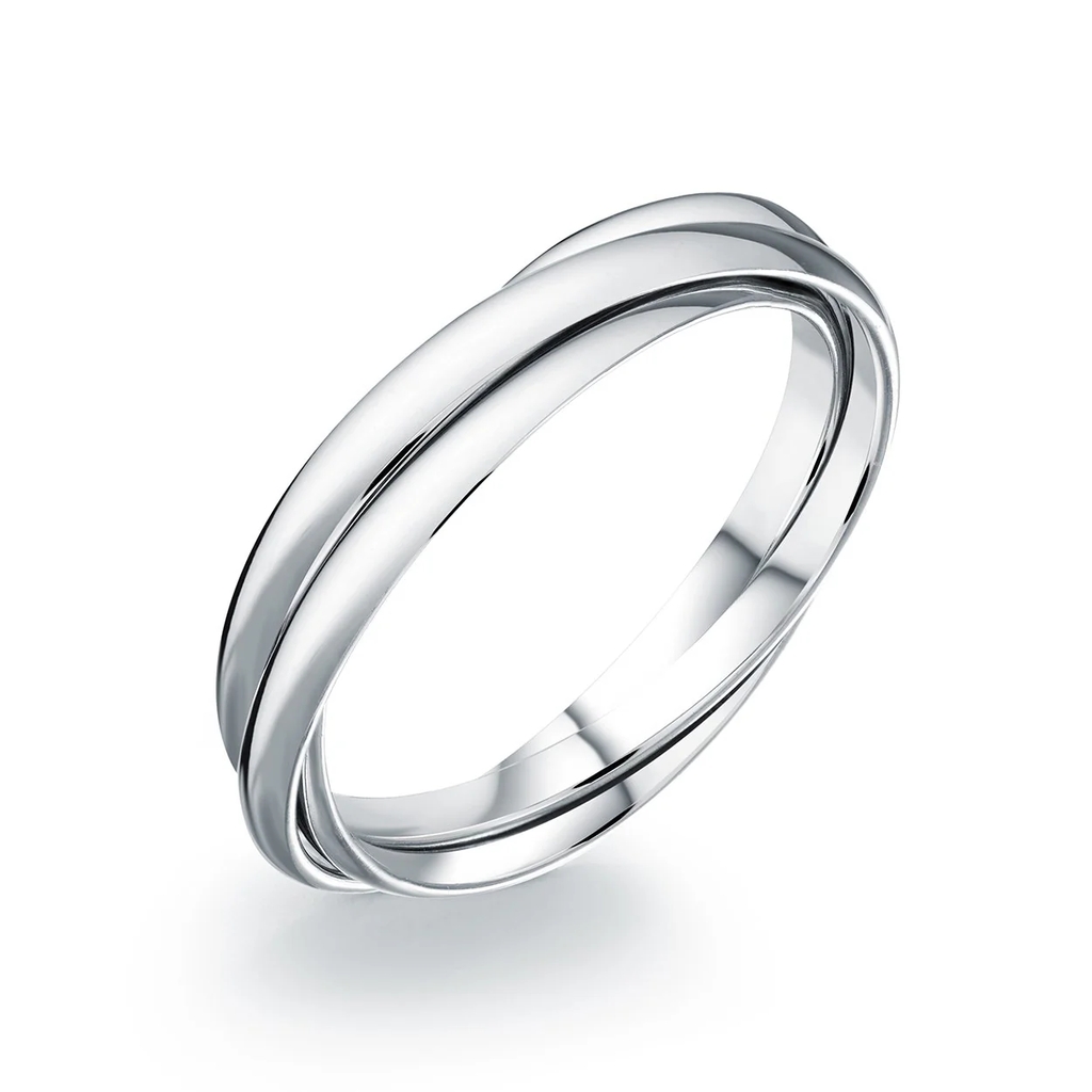 Joncs de style Cartier, acier inoxydable - SWR48-6 - Italgem Steel