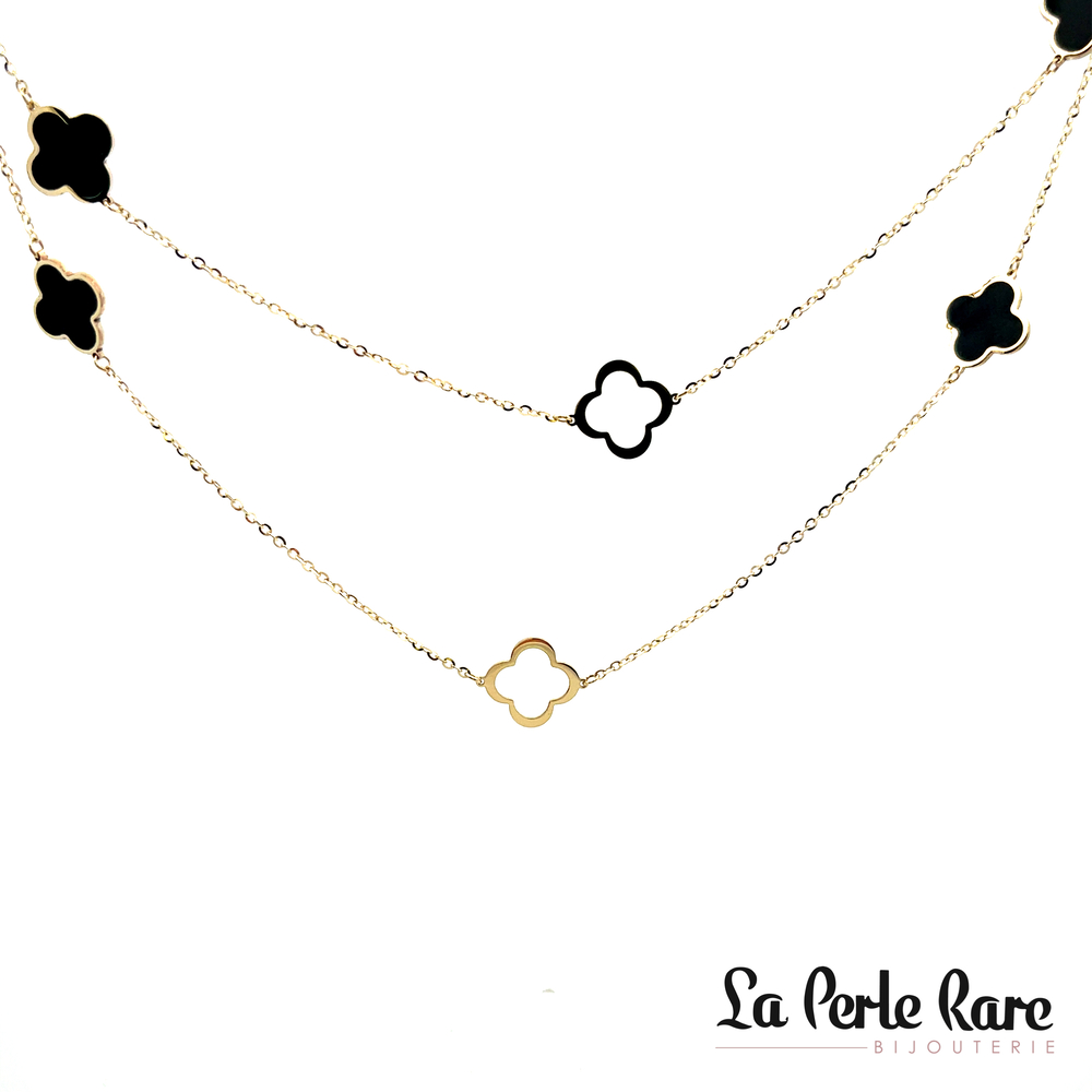 Collier or jaune, onyx - LPR-1999-CO - Exclusivités