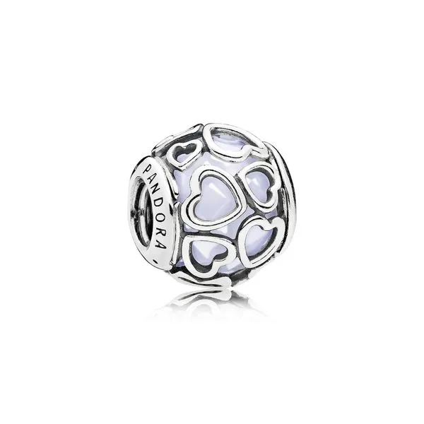 Bille au coeur de l'amour, argent, cristal blanc