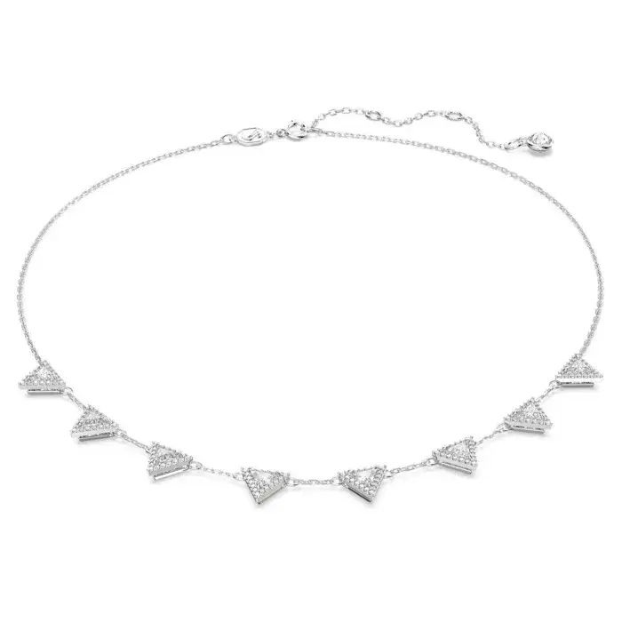 Collier métal rhodié, cristaux blancs - 5643021 - Swarovski