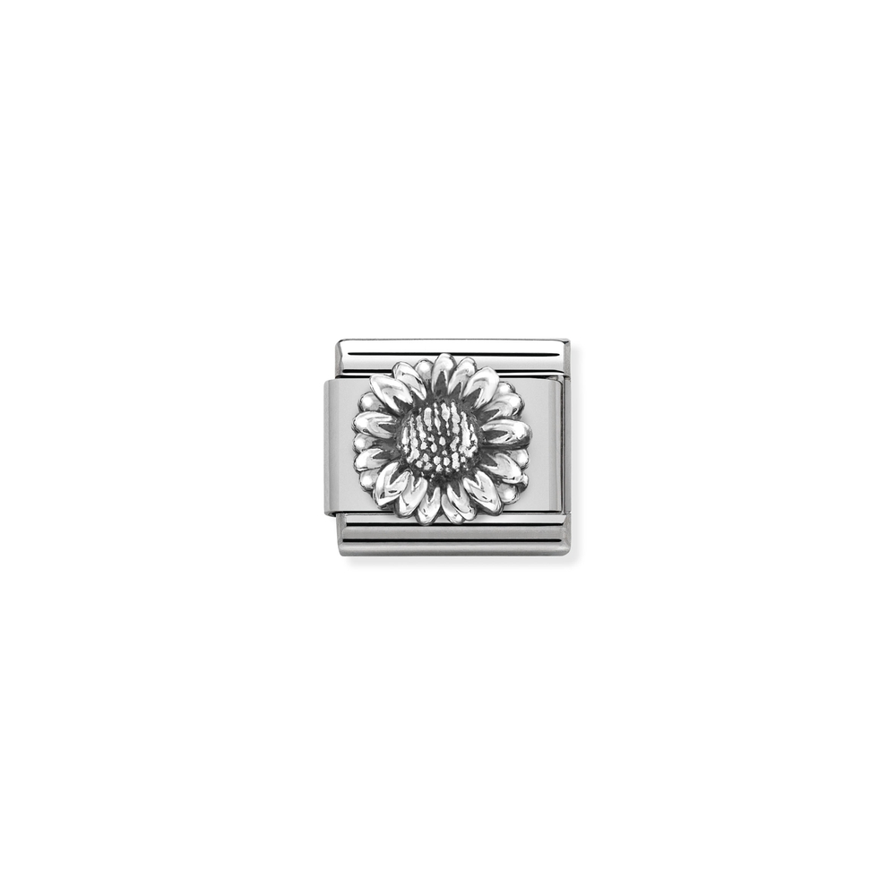 Maille classique tournesol, acier inoxydable, argent - 33011022 - NOMINATION