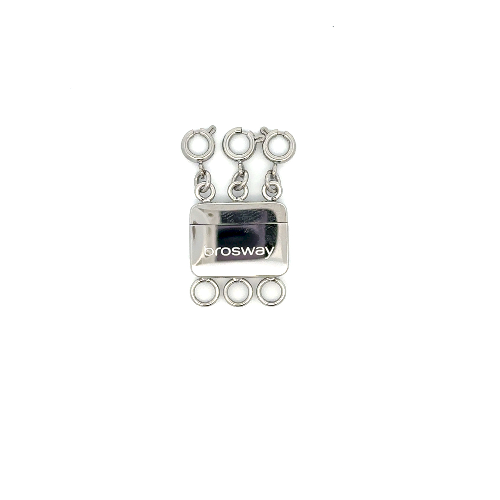 Fermoir multi-rangs, acier inoxydable - BNLZ01 - Brosway Italia
