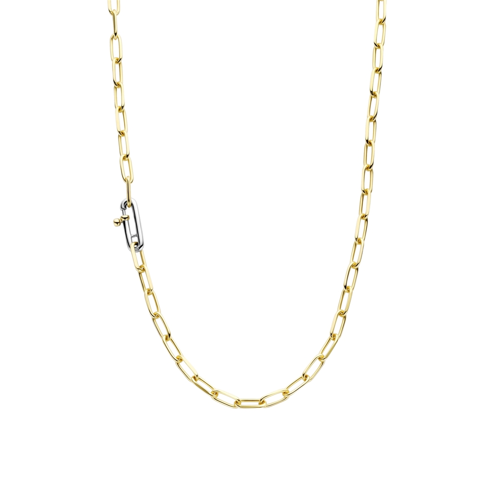 Collier argent 2 tons (jaune/blanc) - 34024SY-48 - Ti Sento