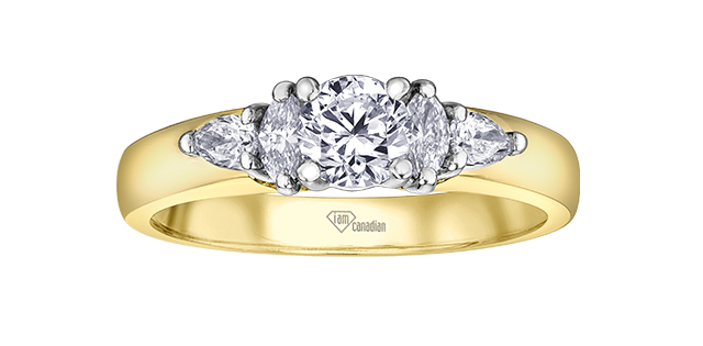 Bague or 2 tons (j/b) 68 pts dia tot certificat Bague or 2 tons (j/b) 68 pts dia tot certificat