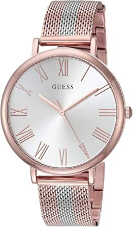 Montre acier inoxydable, 2 tons (rose/blanc) - U1155L4 - Guess