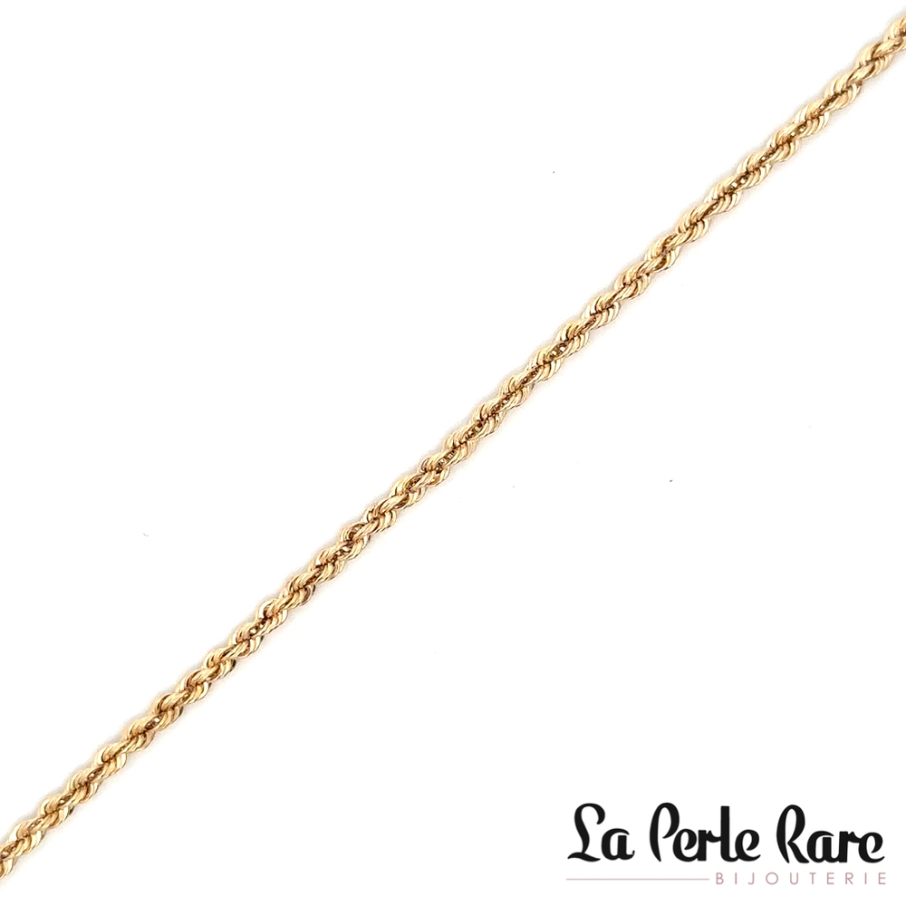 Bracelet torsade, or jaune 10 carats - LPR-2880-7 - Exclusivités