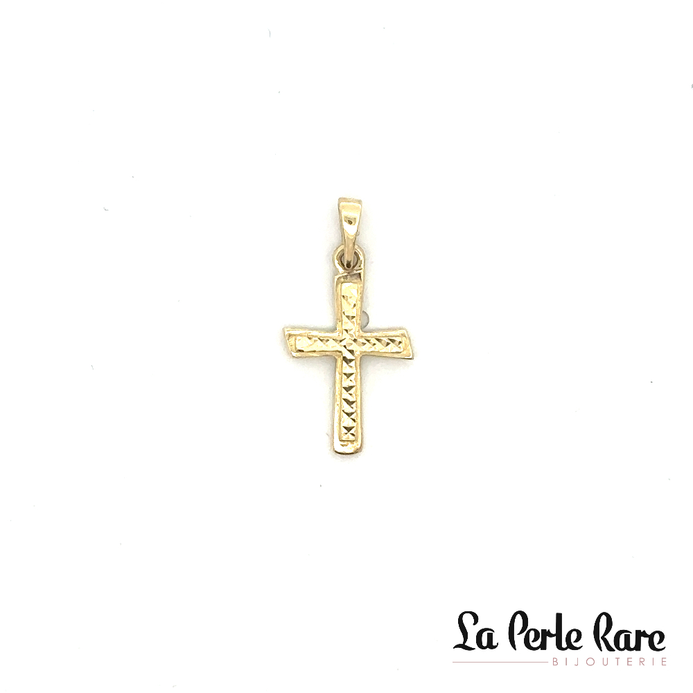 Pendentif croix, or jaune 10 carats - PEM-784-J - Exclusivités