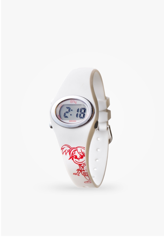 Montre silicone blanc - DW1-AKAP - B Fly