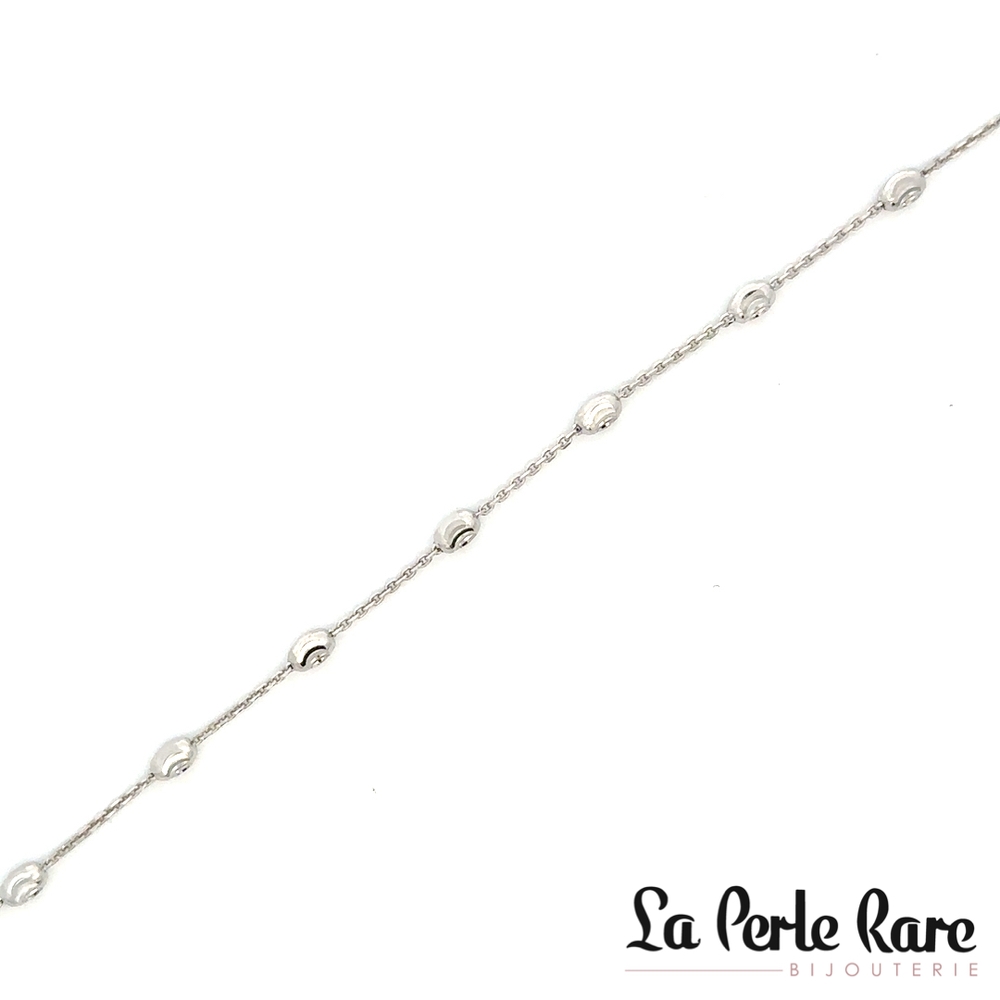 Bracelet or blanc 10 carats - LPR-2905-7 - Exclusivités
