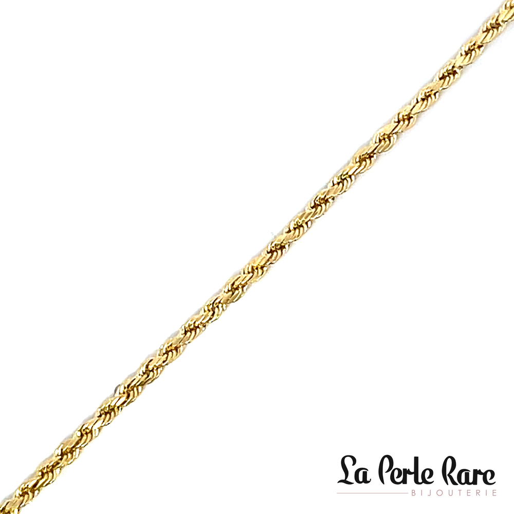 Bracelet torsade or jaune Bracelet torsade or jaune