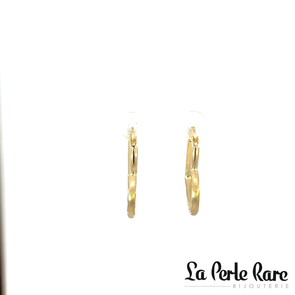Anneaux coeurs, or jaune 10 carats - LPR-2857 - Exclusivités