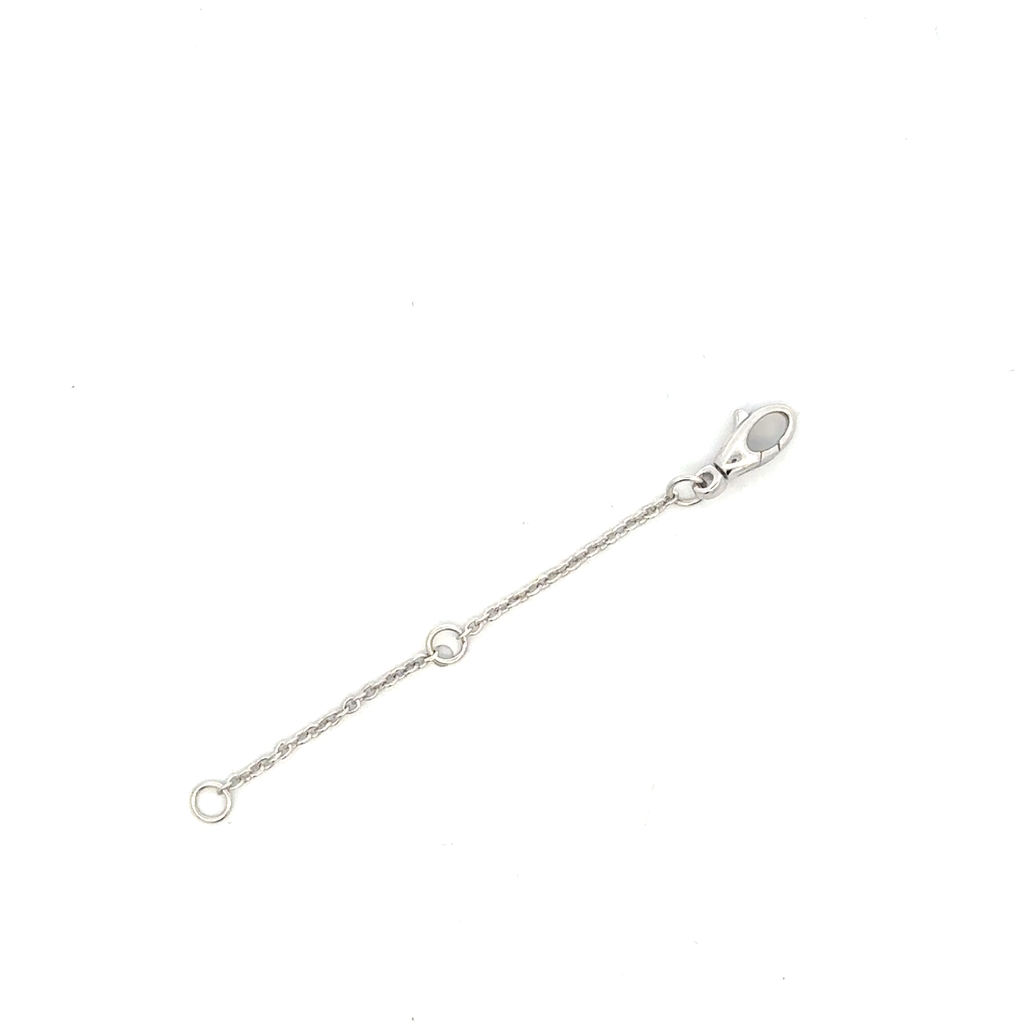 Rallonge de chaîne, or blanc 18 carats, 2 pouces - 450016782252 - Birks