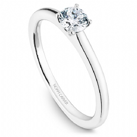 Solitaire or blanc avec 25 pts dia tot