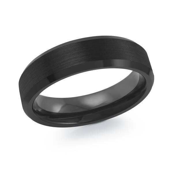 Jonc tungstène noir, 6 millimètres - TG-059 - Malo