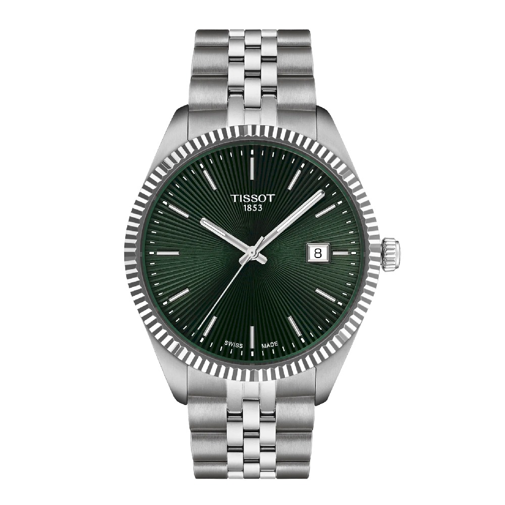 Montre acier inoxydable, fond vert - T156.410.11.091.00 - Tissot