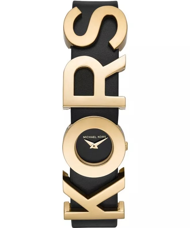 Montre femme kors cuir noir acier doré - MK2852 - Michael Kors