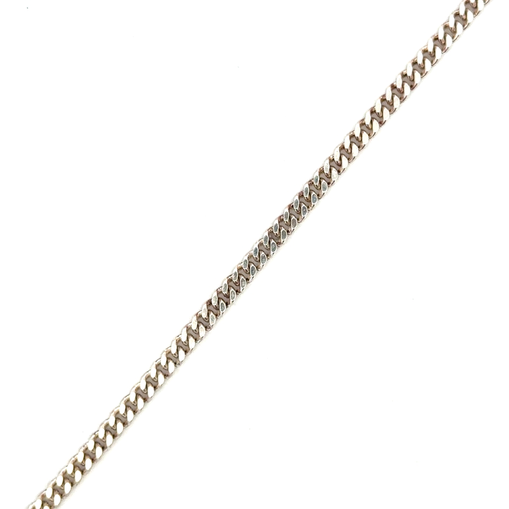 Chaîne de cheville gourmette argent