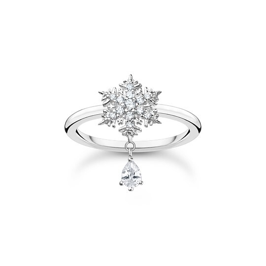 Bague flocon de neige, argent, zircons - TR2414-051-14-54 - Thomas Sabo