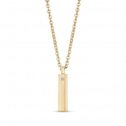 Pendenftif réversible acier doré pour cendre 24po