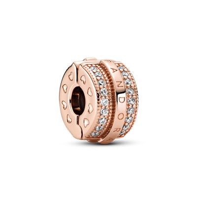 Clip Pandora Rose, zircons - 789042C01 - Pandora