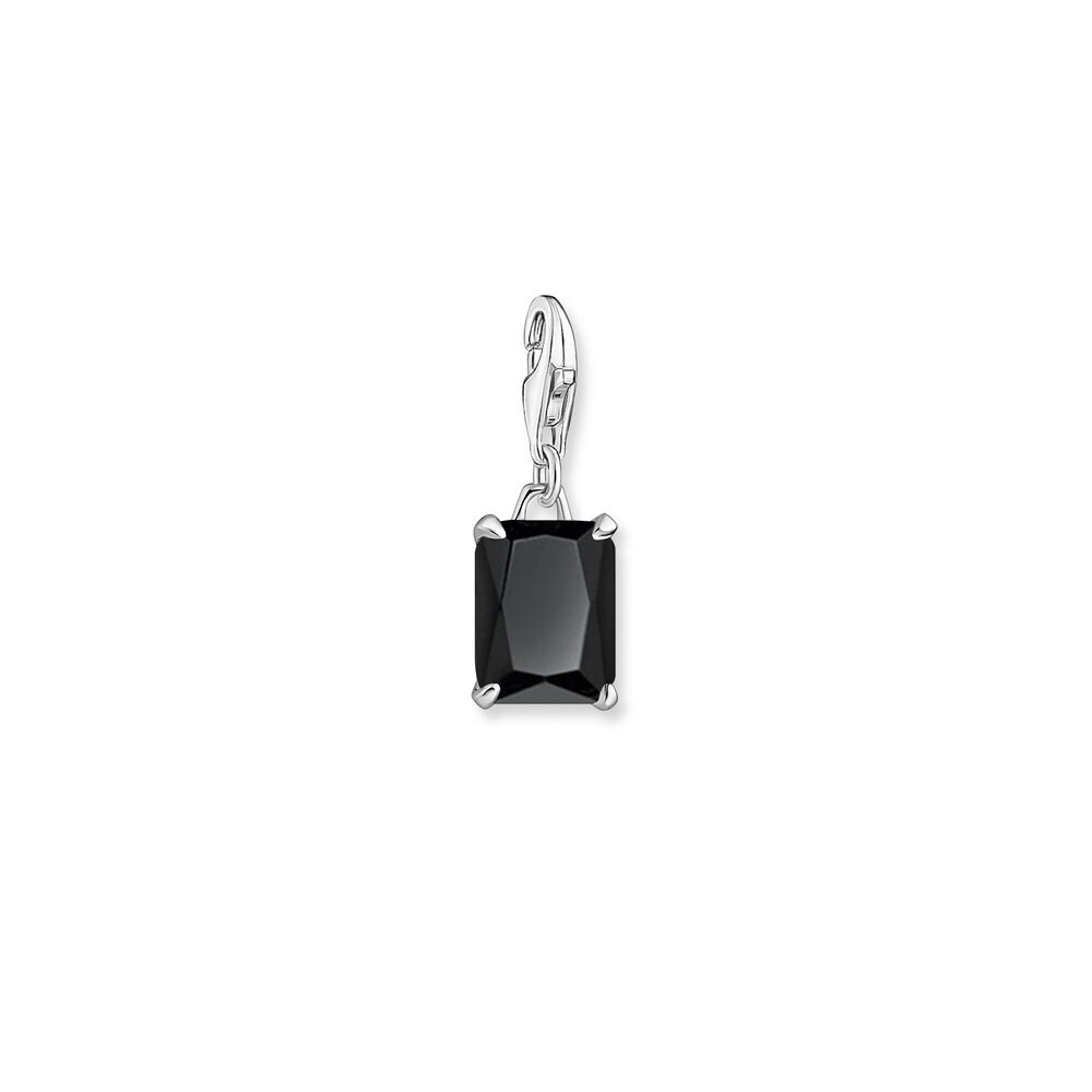 Pendentif charm grande pierre noir - 1870-024-11 - Thomas Sabo