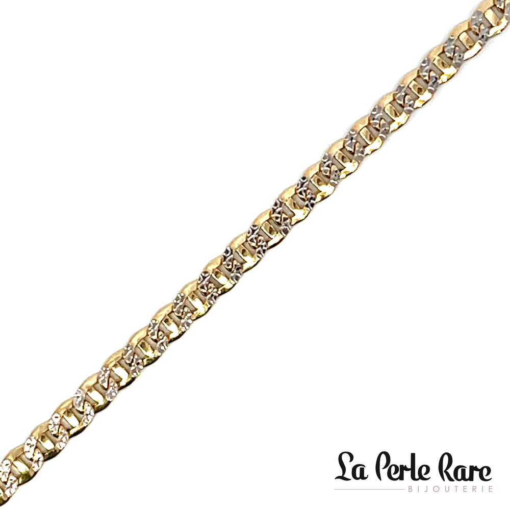 Bracelet gucci or 2 tons (jaune/blanc) Bracelet gucci or 2 tons (jaune/blanc)