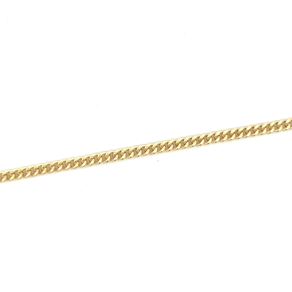 Bracelet gourmette, or jaune 10 carats