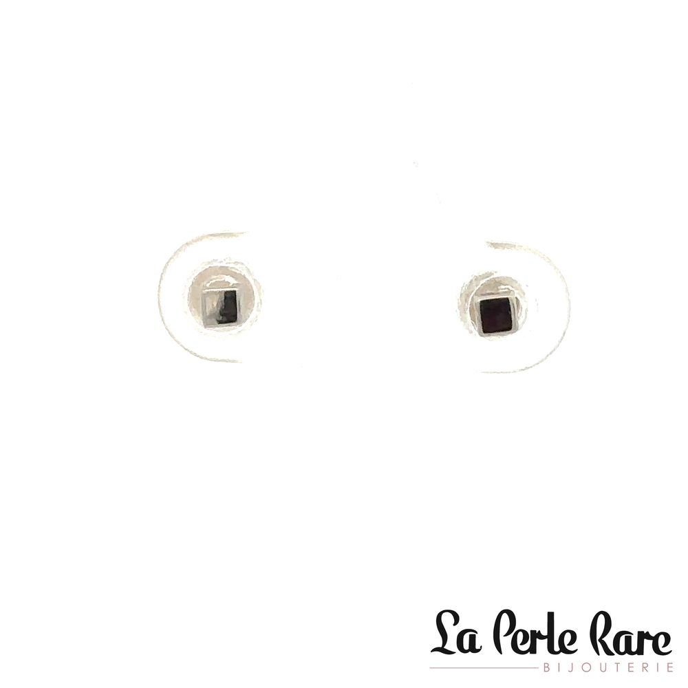 Bo fixes carrées 2.5 mm, or blanc Bo fixes carrées 2.5 mm, or blanc