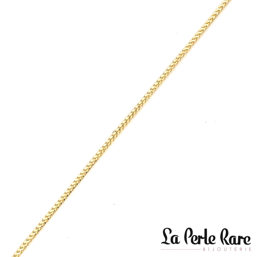 Bracelet franco ronde, or jaune 10 carats - LPR-2887-7.5 - Exclusivités
