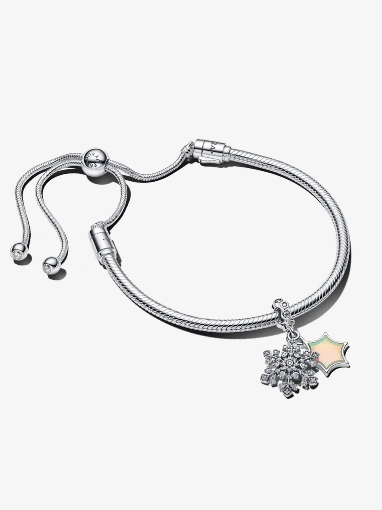 Ensemble-cadeau bracelet et bille, tu fais fondre mon coeur, argent, zircons incolores - B802655 - Pandora