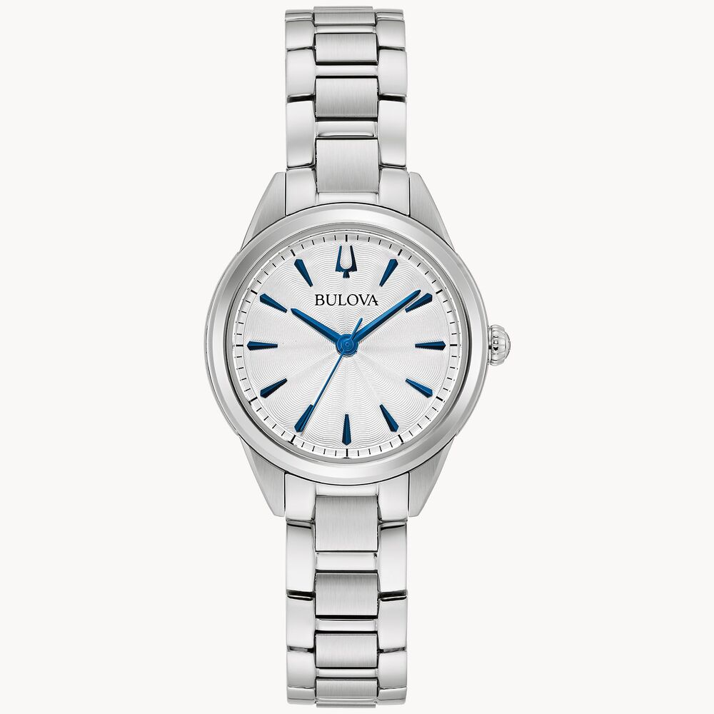 Montre acier, fond blanc - 96L285 - Bulova