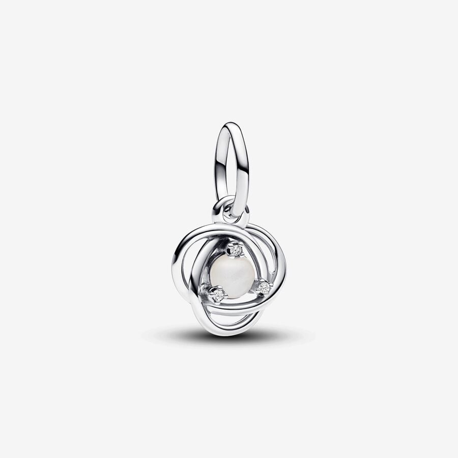 Bille cercle éternel, argent, nacre, zircons - 793125C06 - Pandora