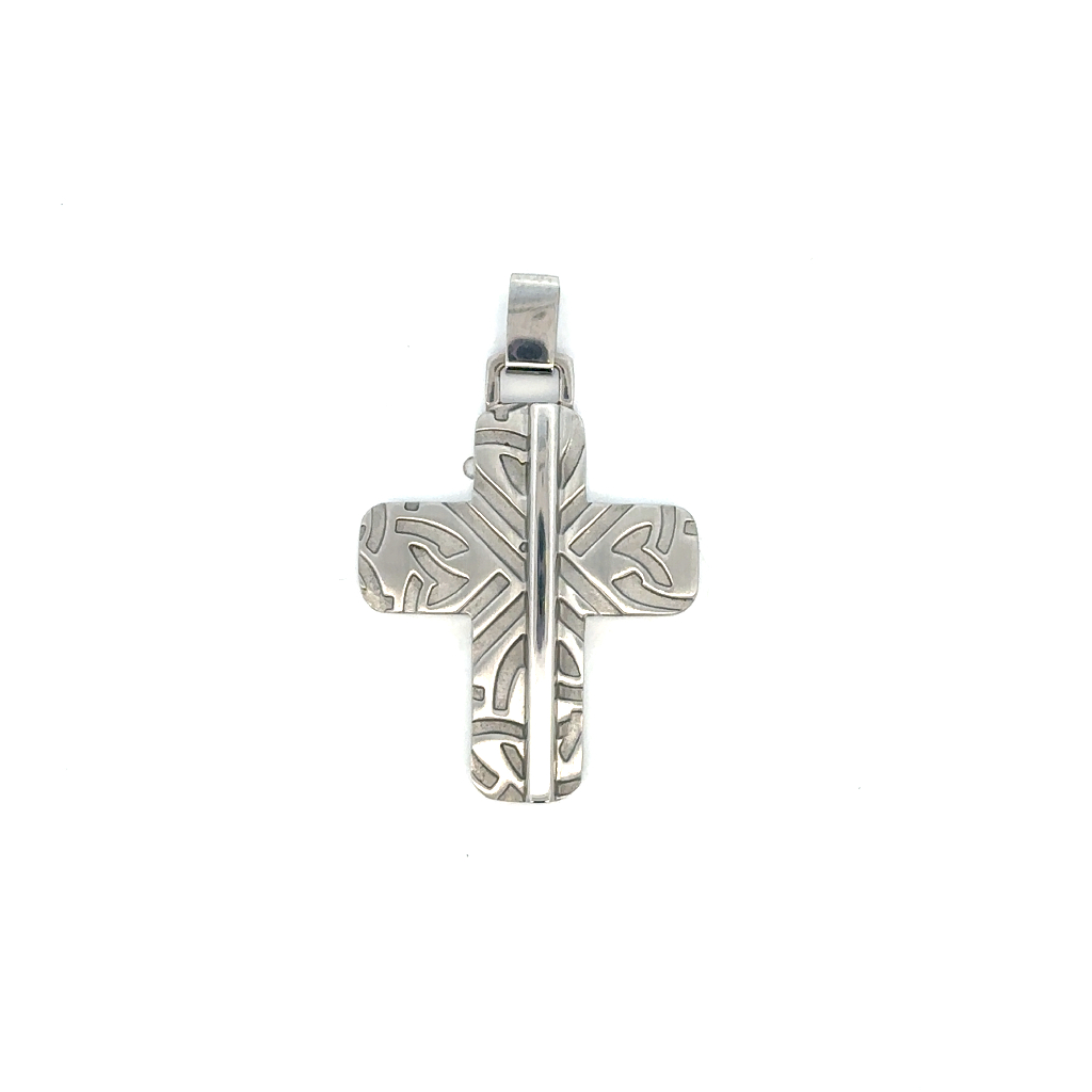 Pendentif croix, acier inoxydable - 171-CR74310 - Charles P. Bahringer