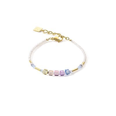 Bracelet multi-pastel