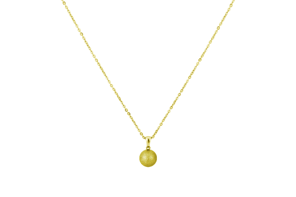 Pendentif boule pour femme acier doré - T0X6390218 - Steelx